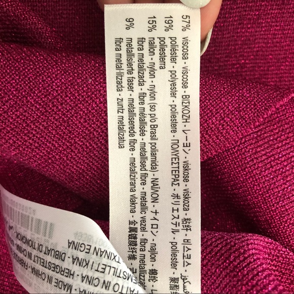 NEW Zara Pink Raspberry Ruffle Puff Sleeve Top - Picture 8 of 10